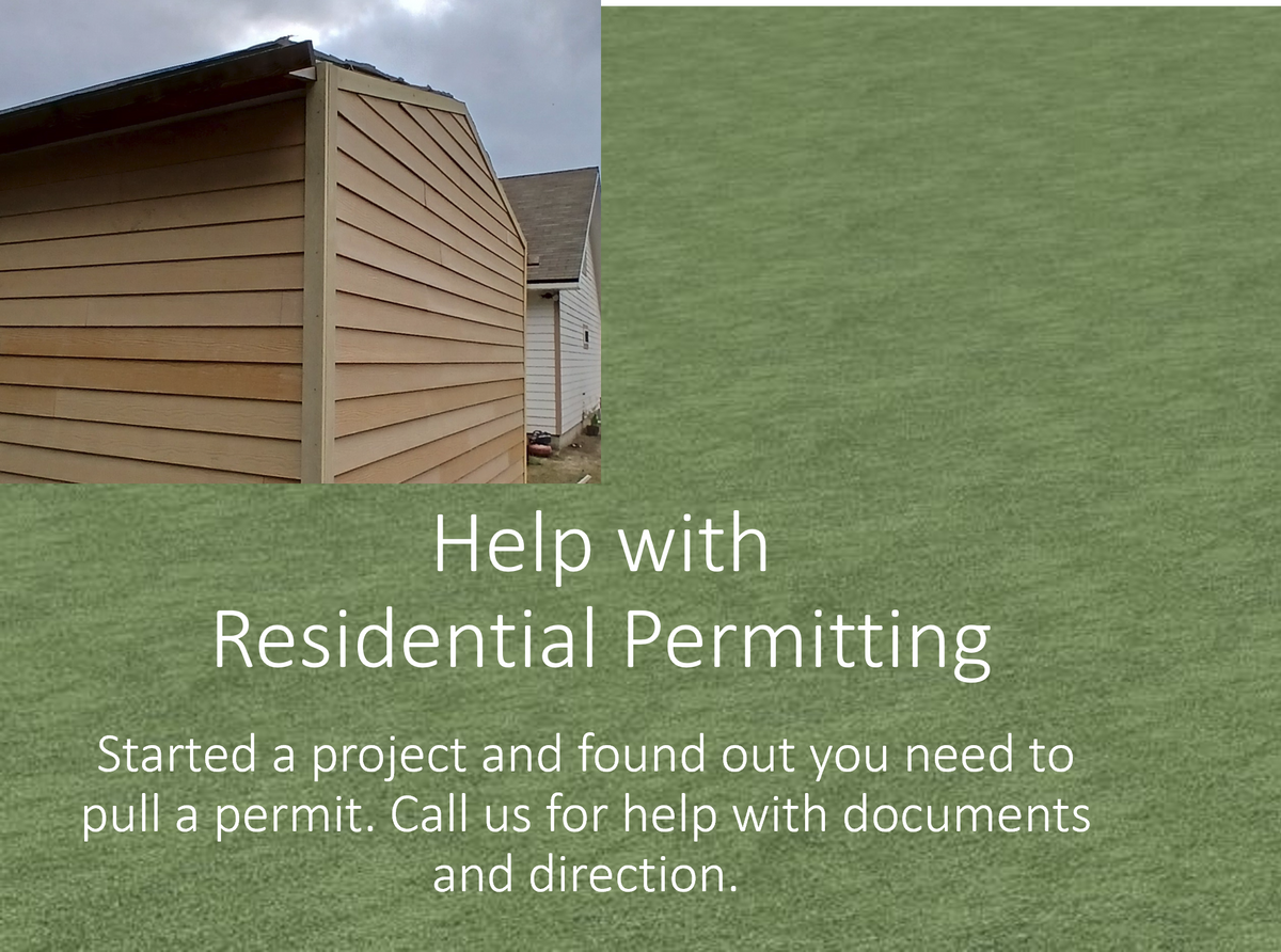 Help With Residential Permitting - Consultation