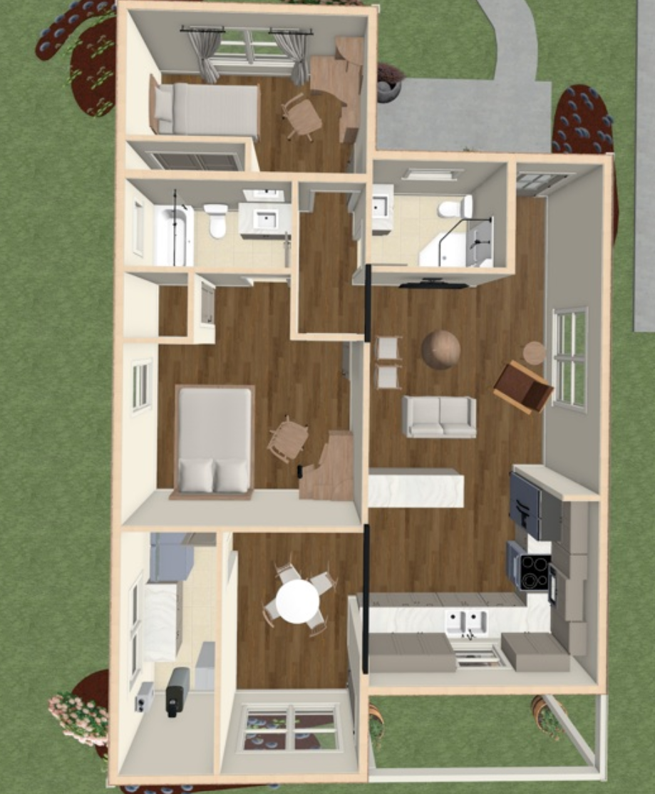Brian's Cherry Blossom (2BR 2Bath)