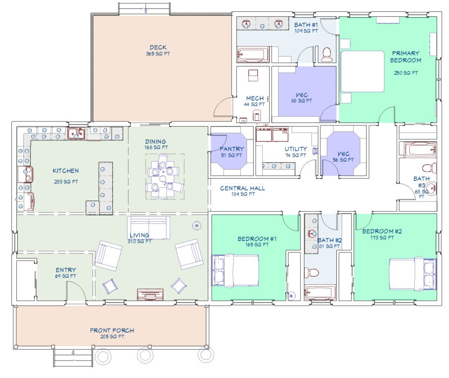 Lindsay's Laurel Oak (3BR 3Bath)