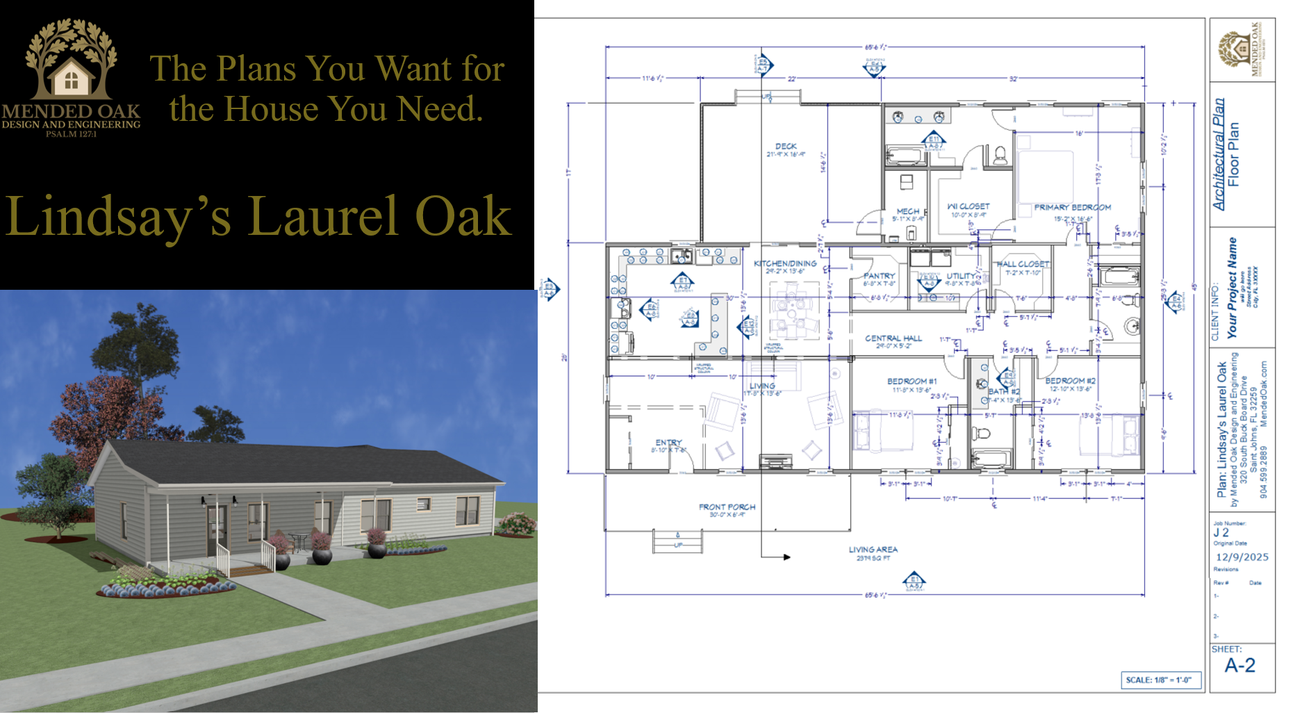 Lindsay's Laurel Oak (3BR, 3Bath)