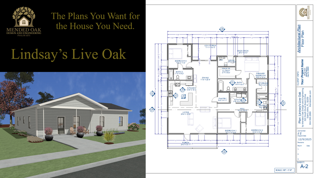 Lindsay's Live Oak (4BR, 3Bath)
