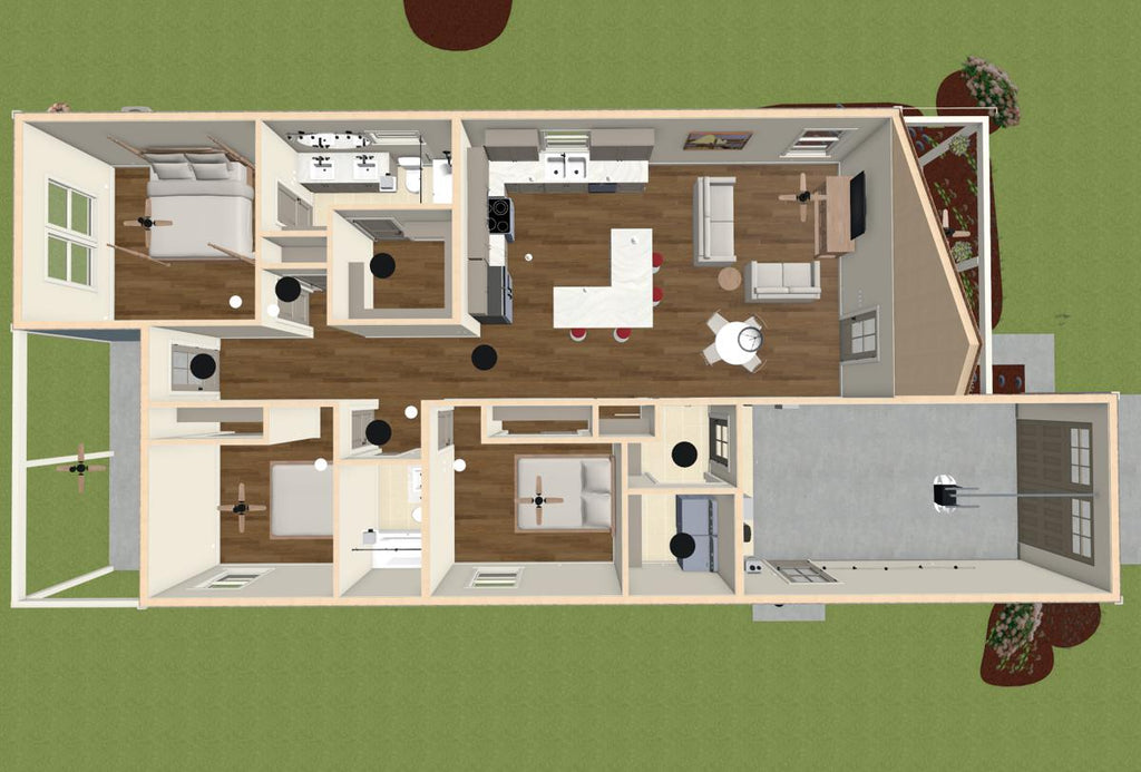 Ron's Sable Palm (3BR 2Bath 1Car)