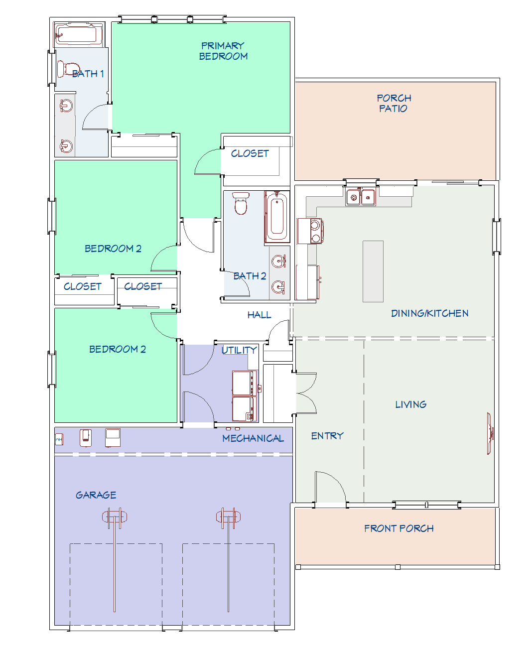 Duncan's Douglas Fir (3BR 2Bath 2Car)