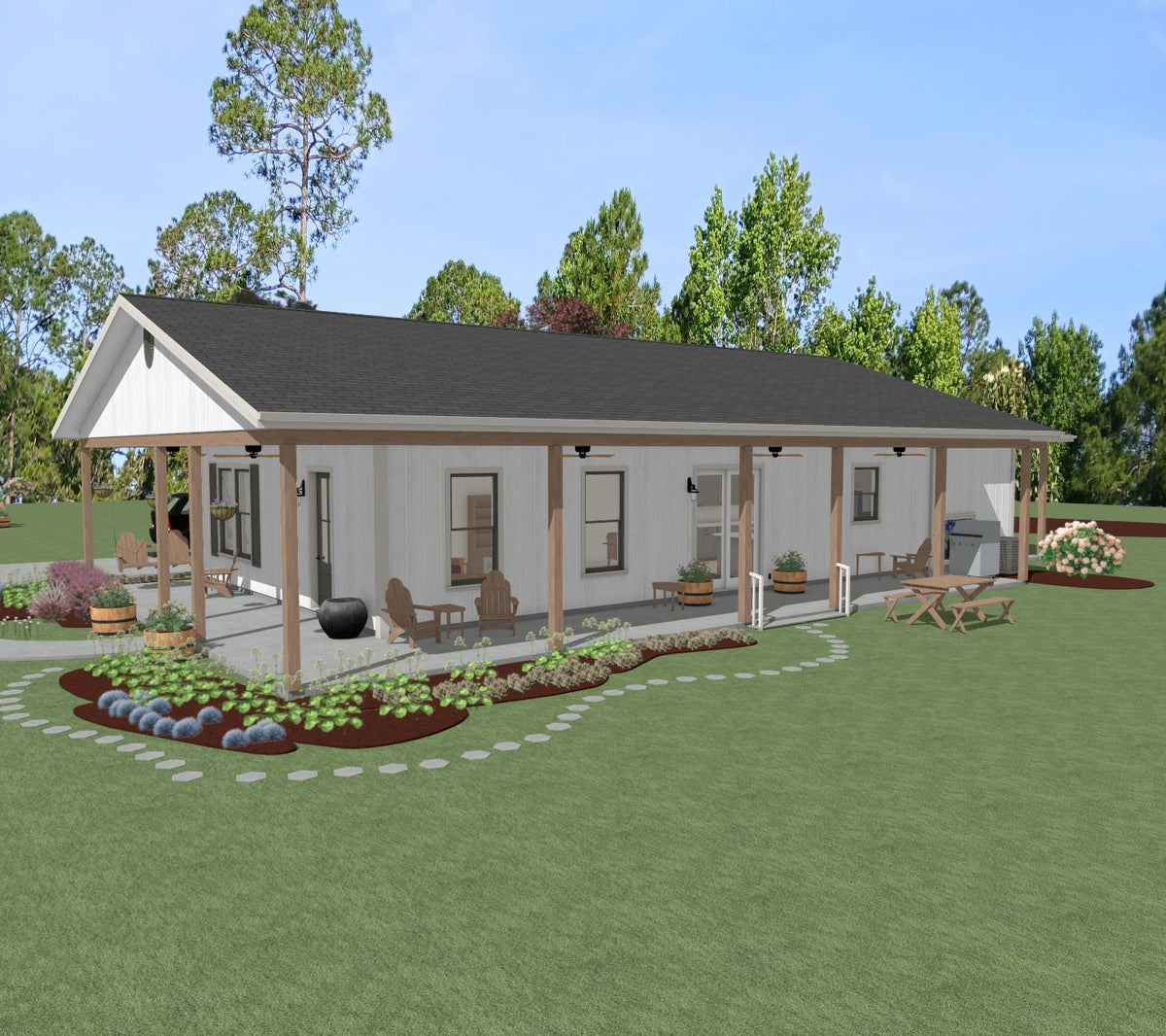 Sampson's Greybeard (3BR 2Bath) - Full Architectural Plans - $1084. Other packages available.