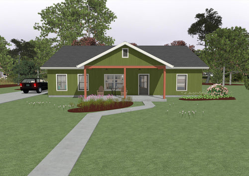 Bob's Beech (3BR 2Bath) - Full Architectural Plans - $1084. Other packages available.